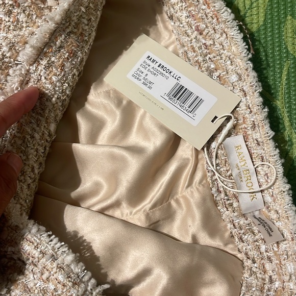 Edie High Waist Cotton Blend Tweed Shorts
Ramy Brook - Picture 6 of 7